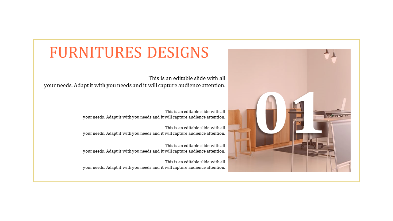 Best furniture powerpoint template-furnitures designs